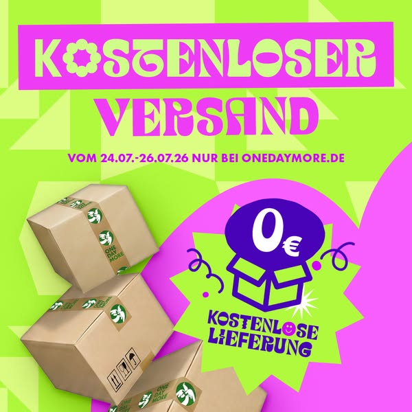 Kostenlose Lieferung nur am Wochenende!