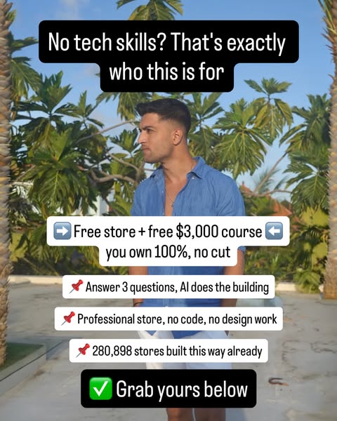 Free AI-Built Store in 10 Minutes