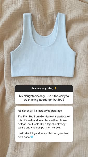 Is 9 too early for her first bra?