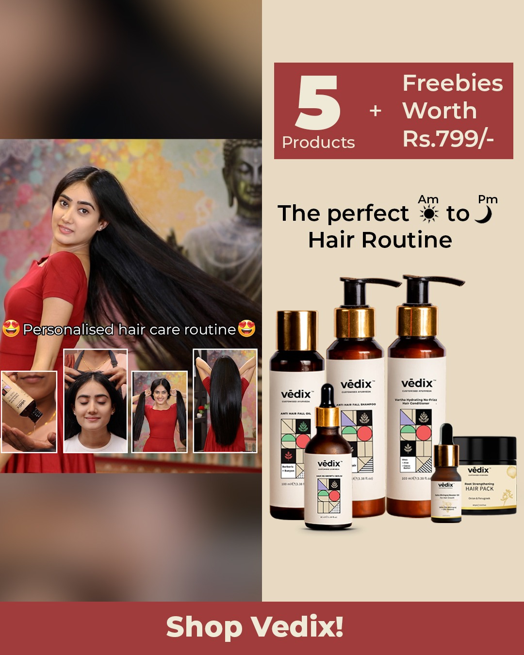 Vedix: World’s 1st Customised Ayurvedic Hair Care Brand