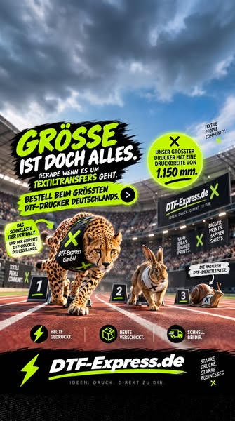 Heute gedruckt & versandt