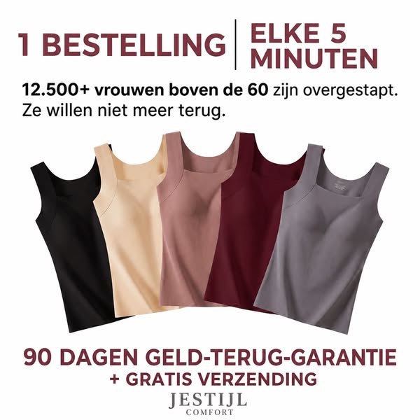 Echte ingebouwde ondersteuning - geen beugel, geen haken, geen sluitingen