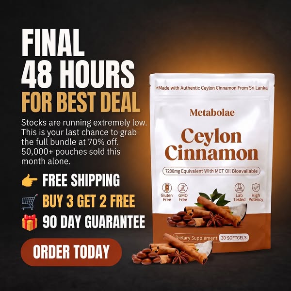 Ceylon Cinnamon 7200mg Equivalent with MCT Oil