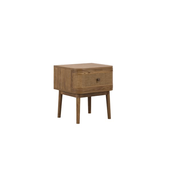 Calla Smoked Bedside Cabinet