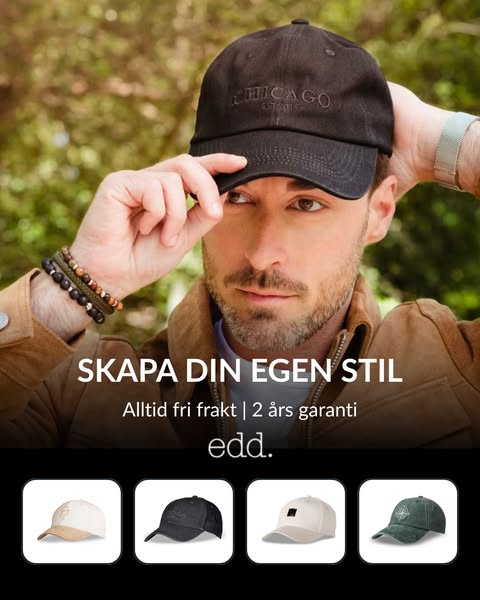 Fri frakt & 2 års garanti | Maximera din stil med edd.