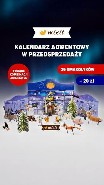 TYLKO TERAZ: 20 zł taniej i DARMOWA DOSTAWA na Kalendarze Adwentove!