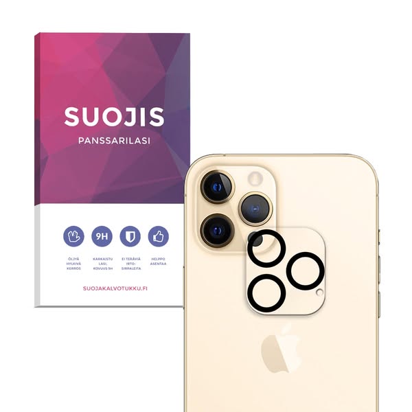 Apple iPhone 12 Pro Max Suojis-panssarilasi, takakameroille €6.95