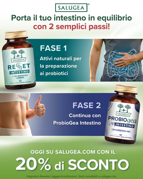 Scopri Reset e ProbioGea Intestino