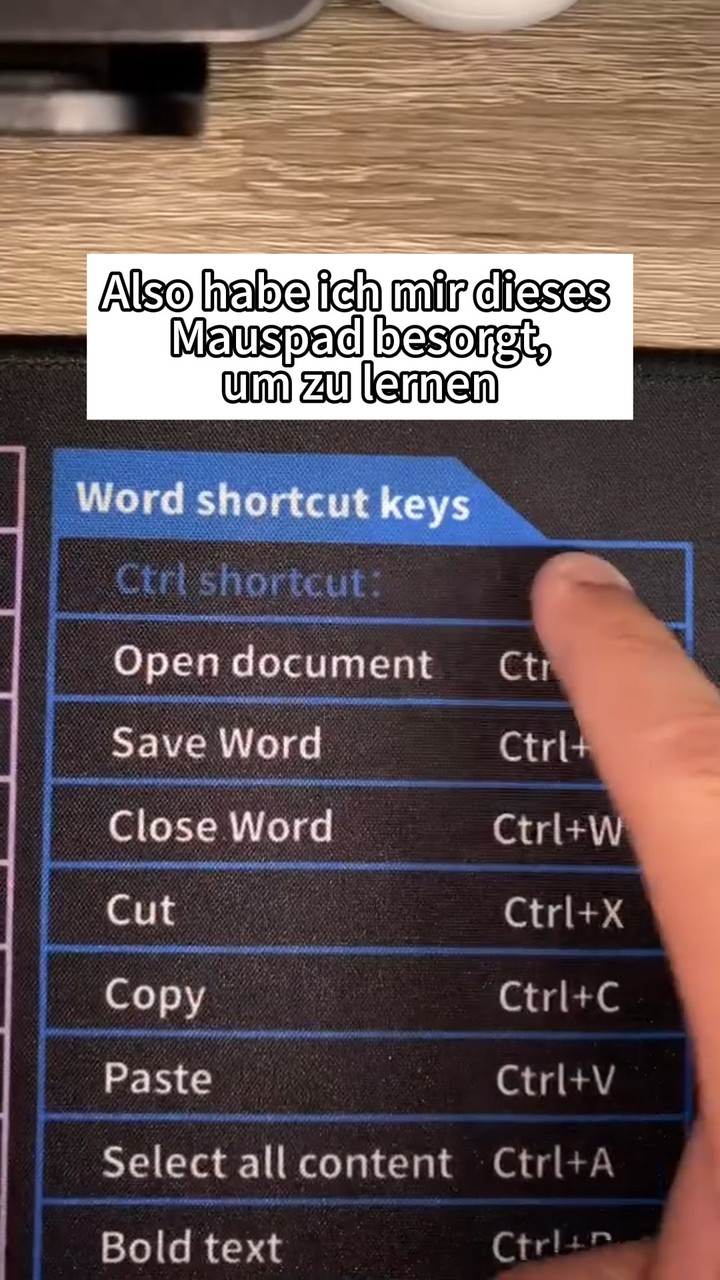Das Produktivitäts-Mauspad