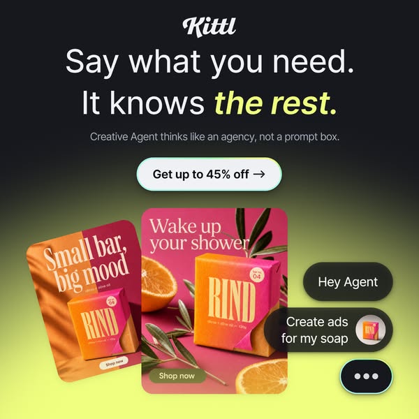 Say it once. Get the ads.