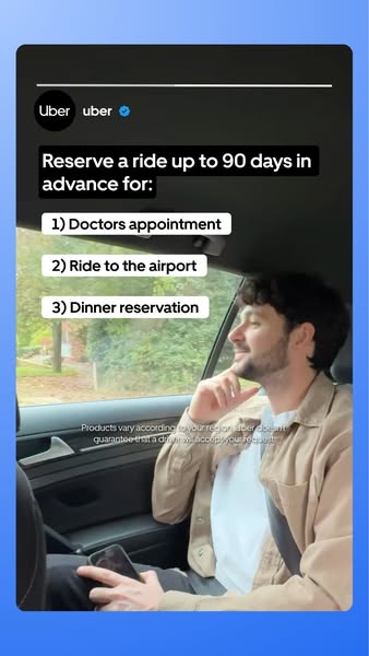Request a trip with the Uber app