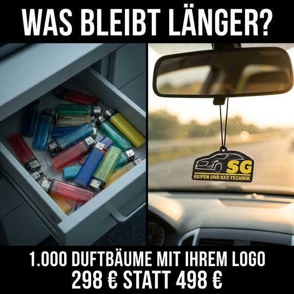 Ihr Logo fährt jeden Tag mit