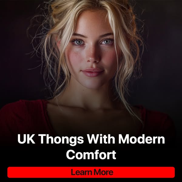 UK Thongs With Sustainable Comfort