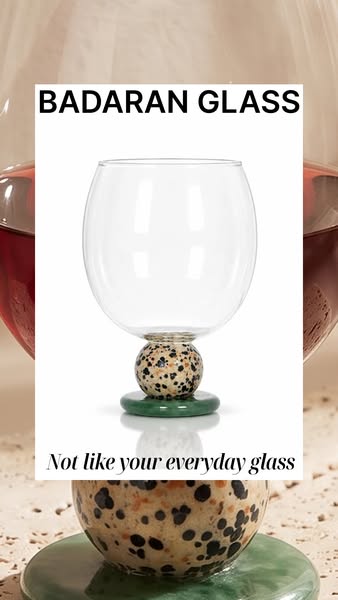 The Badaran glass - Vinia collection.