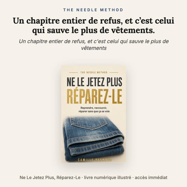 Il dort dans l'armoire depuis deux ans