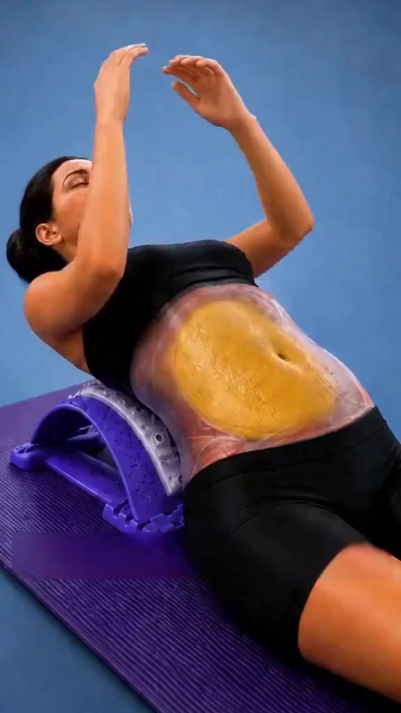 50% OFF NOW! Magnetic Lumbar Stretcher – Acupressure Massage, Portable Design & Relieves Back Pain