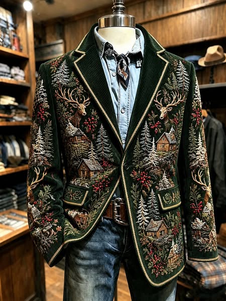 A Christmas Jacket That Actually Has Personality.