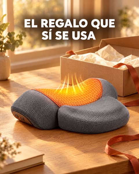 Masajeador cervical con calor e inflado