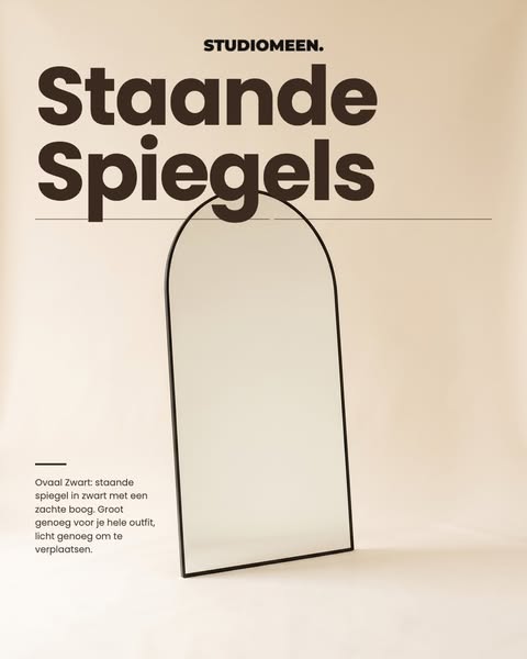 Ovaal Zwart