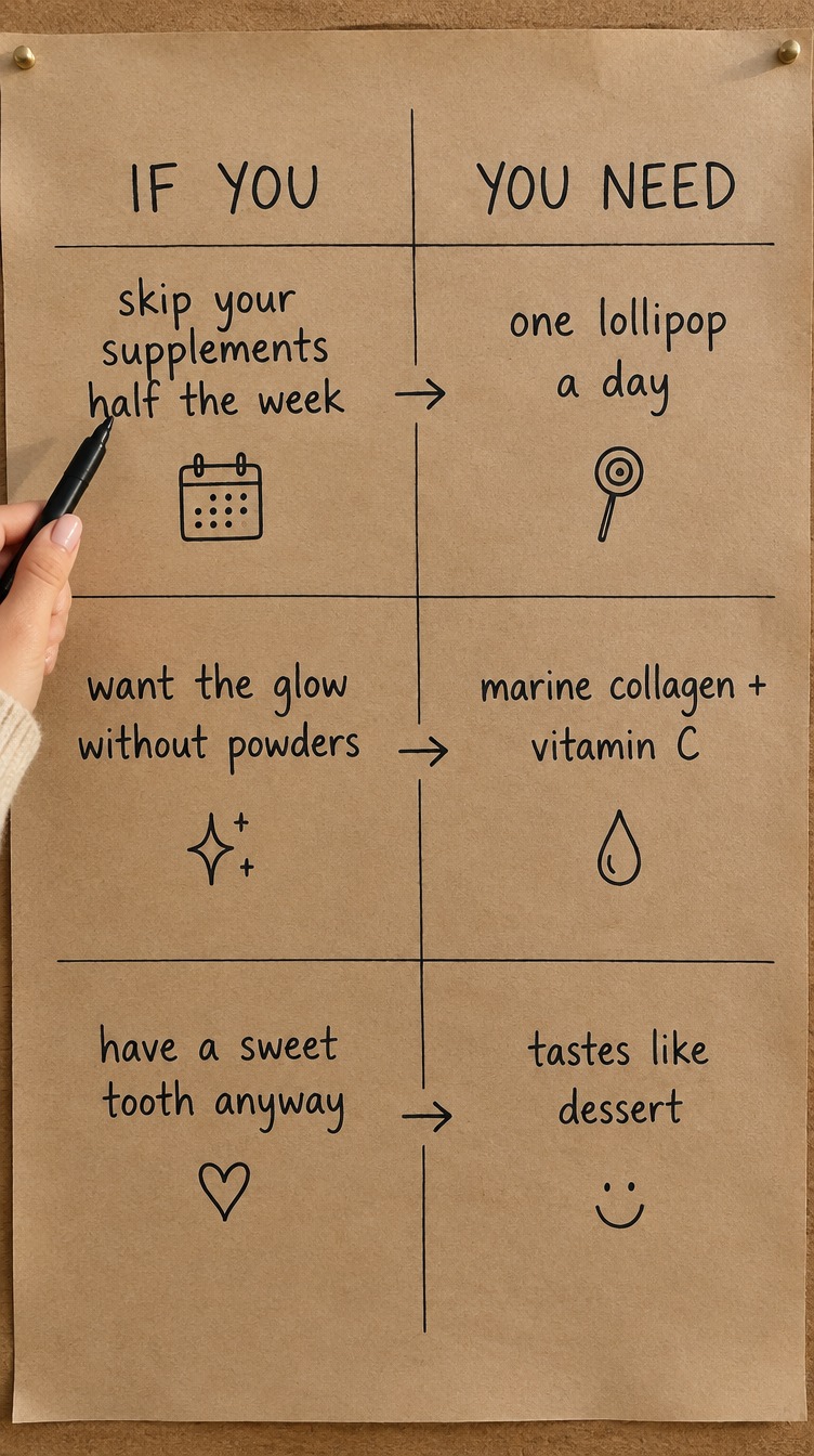 One lollipop a day