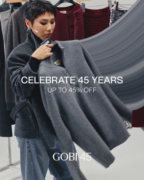 45 Years, Up to 45% Off