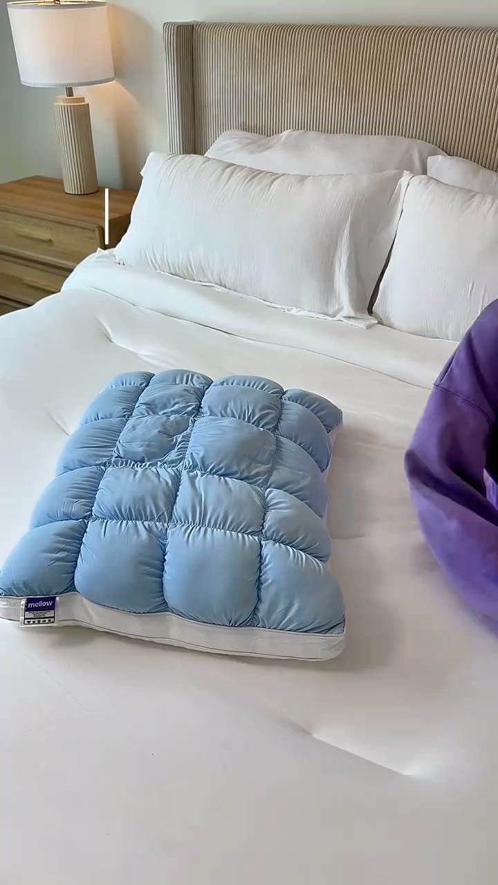 Cloud-like Pillow — A fluffy, soft bed pillow that offers cloud-like comfort