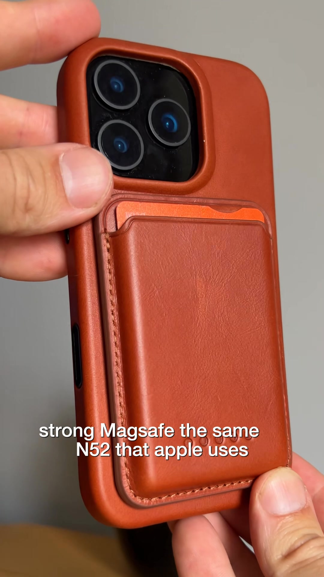 The iPhone leather case that lasts.