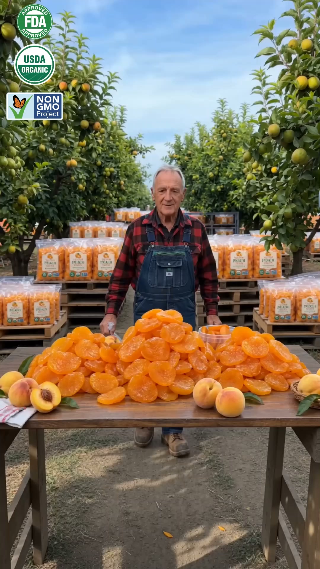 BUY 1 GET 1 FREE — Natural Peach Snack Everyone Loves