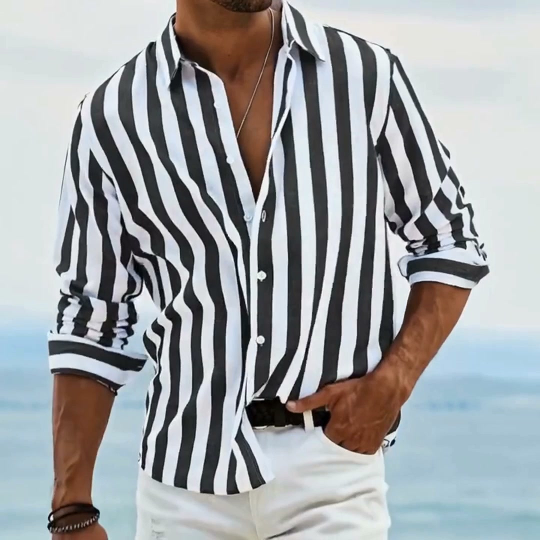 Chemise à rayures DONACCI — maintenant -70%