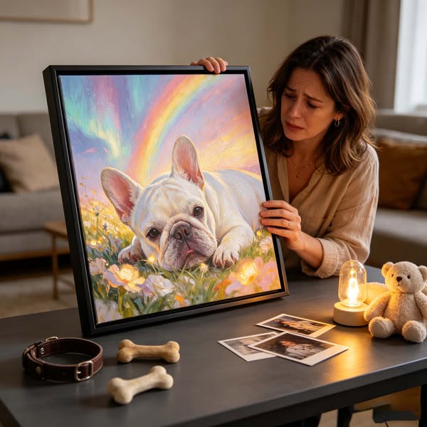 Pet Memorial Canvas--Preview live online before ordering