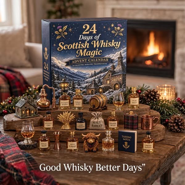 2026 Scottish Whisky Advent Blind Box – 24 Days of Festive Collectible
