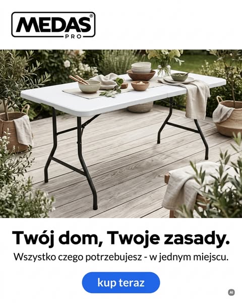 Stół cateringowy – Składany