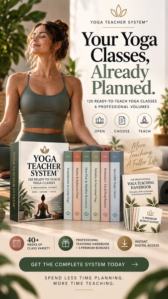Your Yoga Classes, Already Planned.