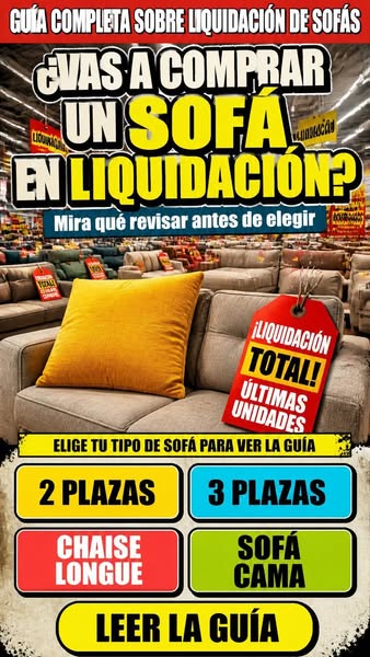 4 Claves de una Liquidación de Sofás: Guía