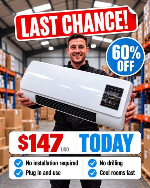 4-Season No-Install Climate Unit — Cool & Heat Any Room Fast Save 60% Today | 89,000+ Happy Customers