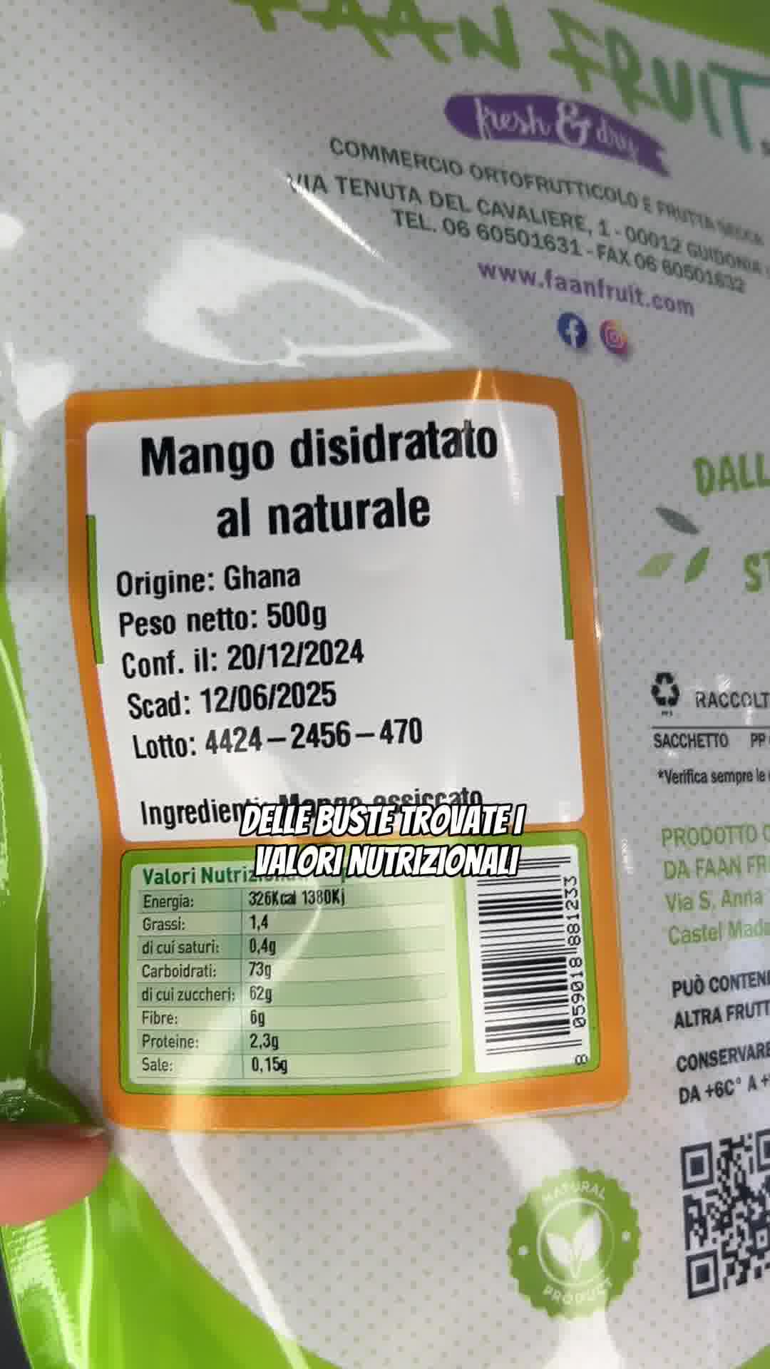 Prodotti Confezionati al momento dell'Ordine