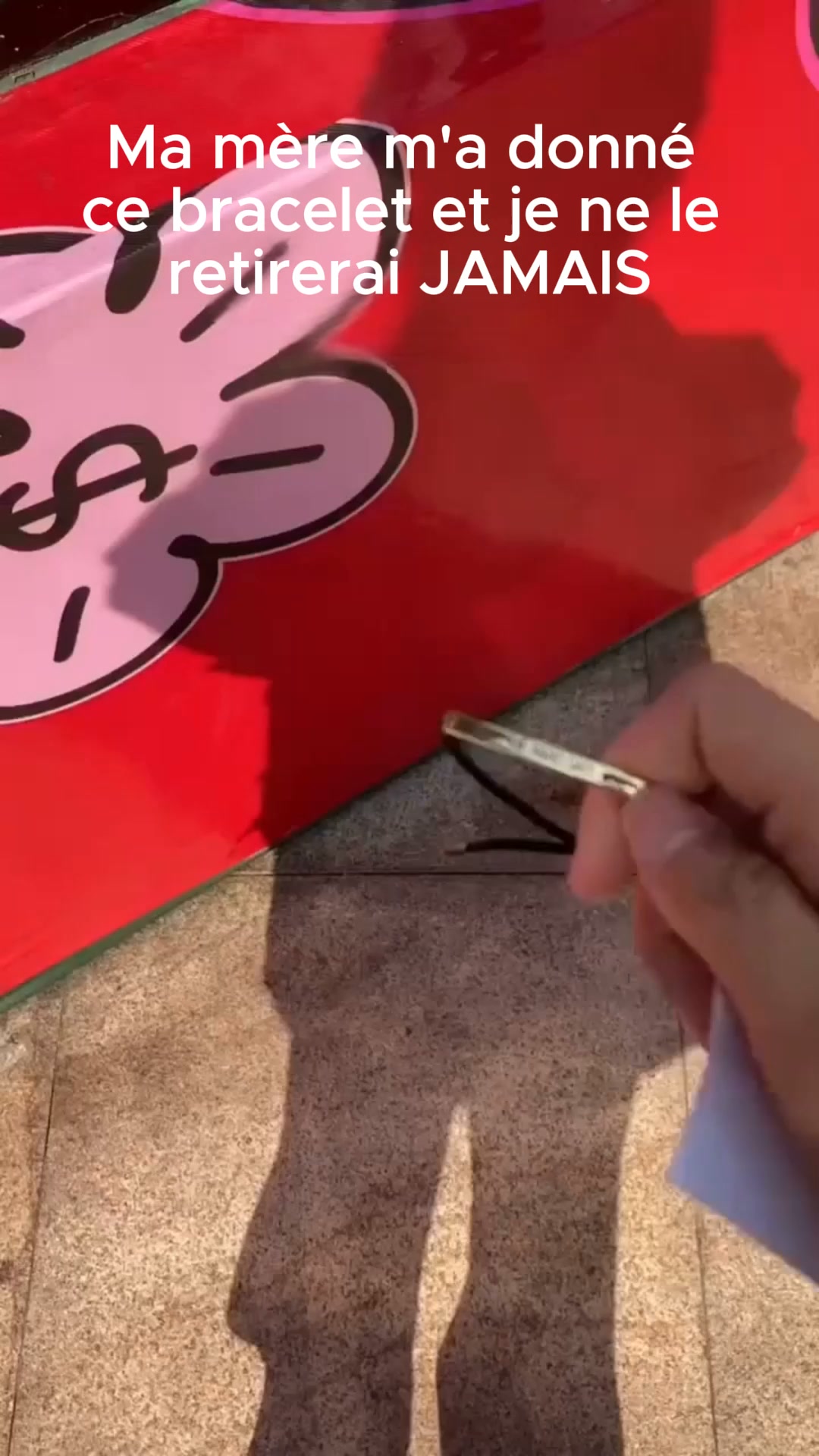 Un rappel de force au poignet