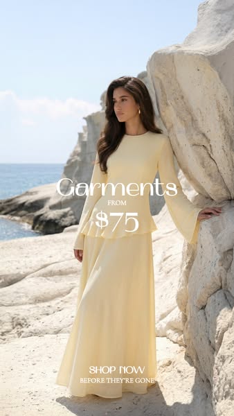 Garments From $75 — Shop Now