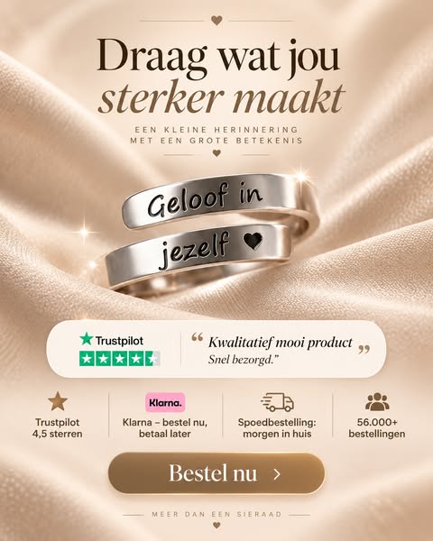 Geloof in jezelf Ring