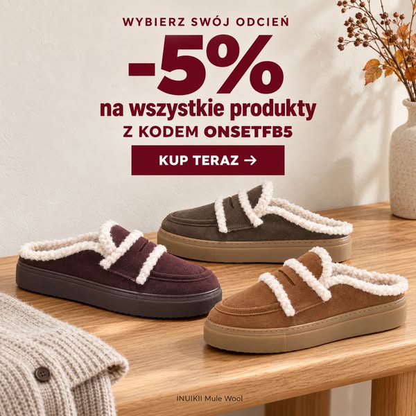 INUIKII Mule Wool — Twój kolor, Twoje −5%
