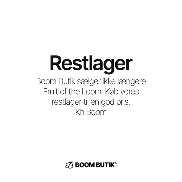 Vi sælger ikke længere Fruit of the Loom