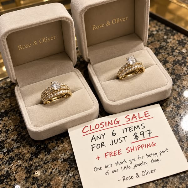 Closing Sale — Any 6 Items for $97