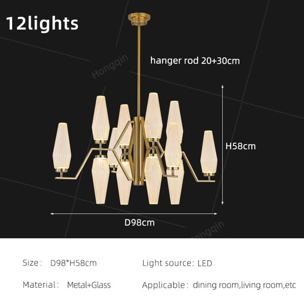 Hongqin Lighting Co., Ltd. Chandelier