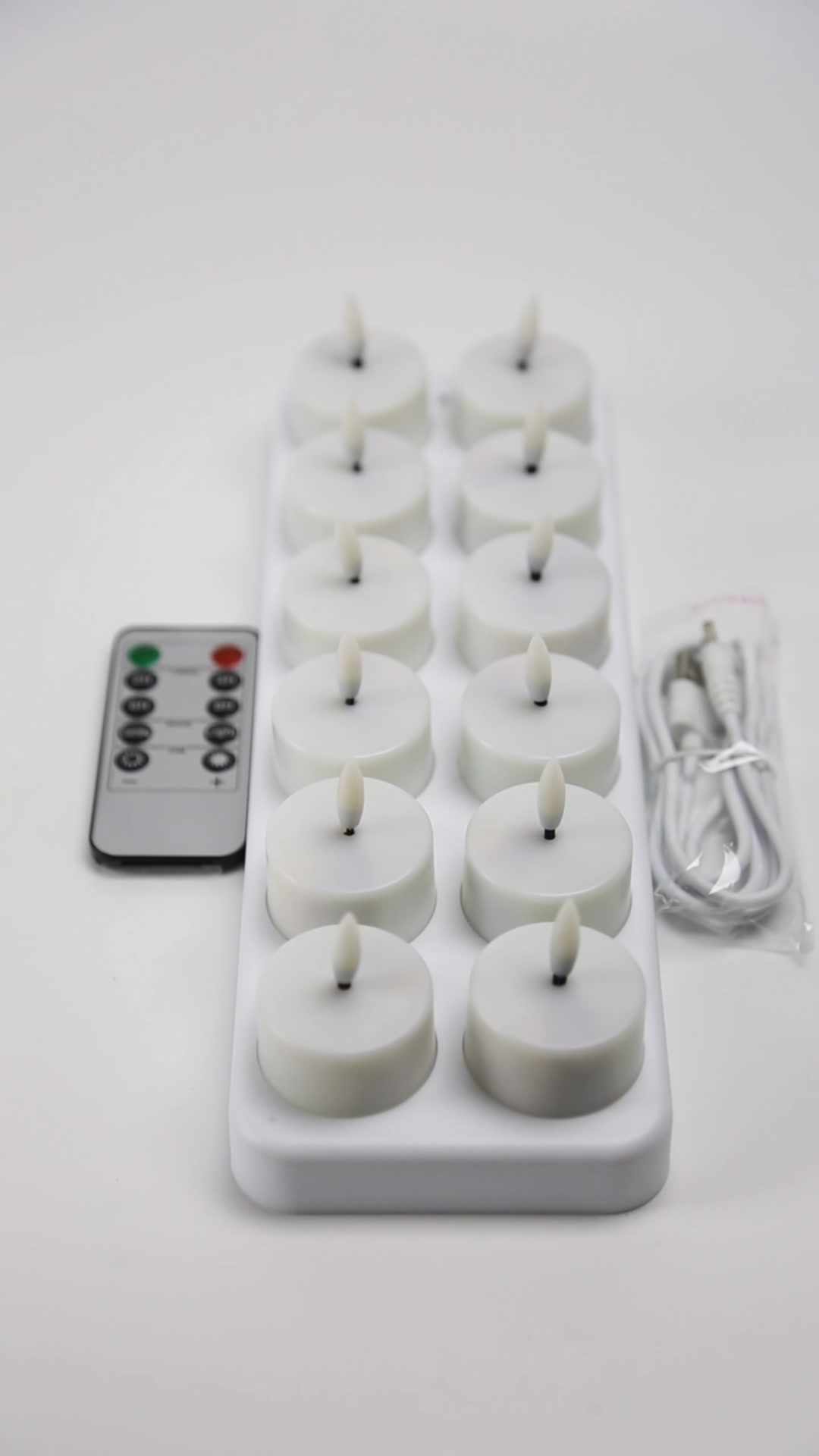 Uppladdningsbara LED-ljus – Säkra, vackra & 50% rabatt