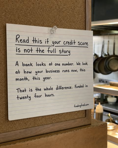 We look beyond your credit score