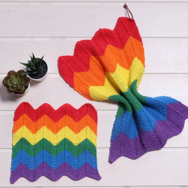 Free Rainbow Kitchen Set (Knitting) Pattern - Download Now!