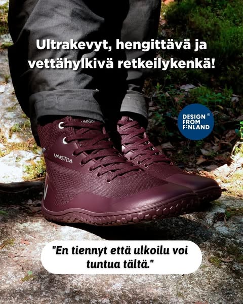 Ultrakevyt retkeilykenkä syksyn ulkoiluihin!