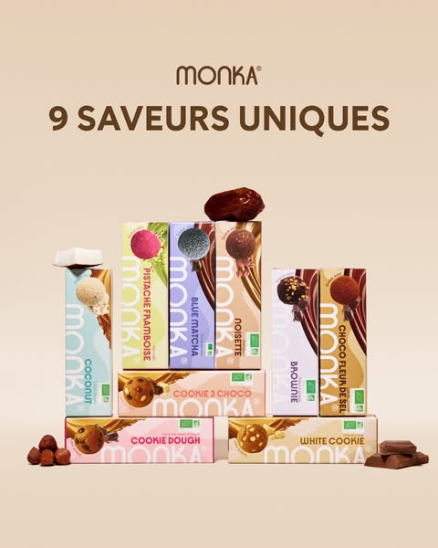 9 saveurs uniques pour découvrir notre univers sain et ultra gourmand !