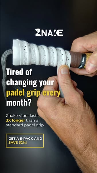 Switch up your game with Znake Viper Overgrip