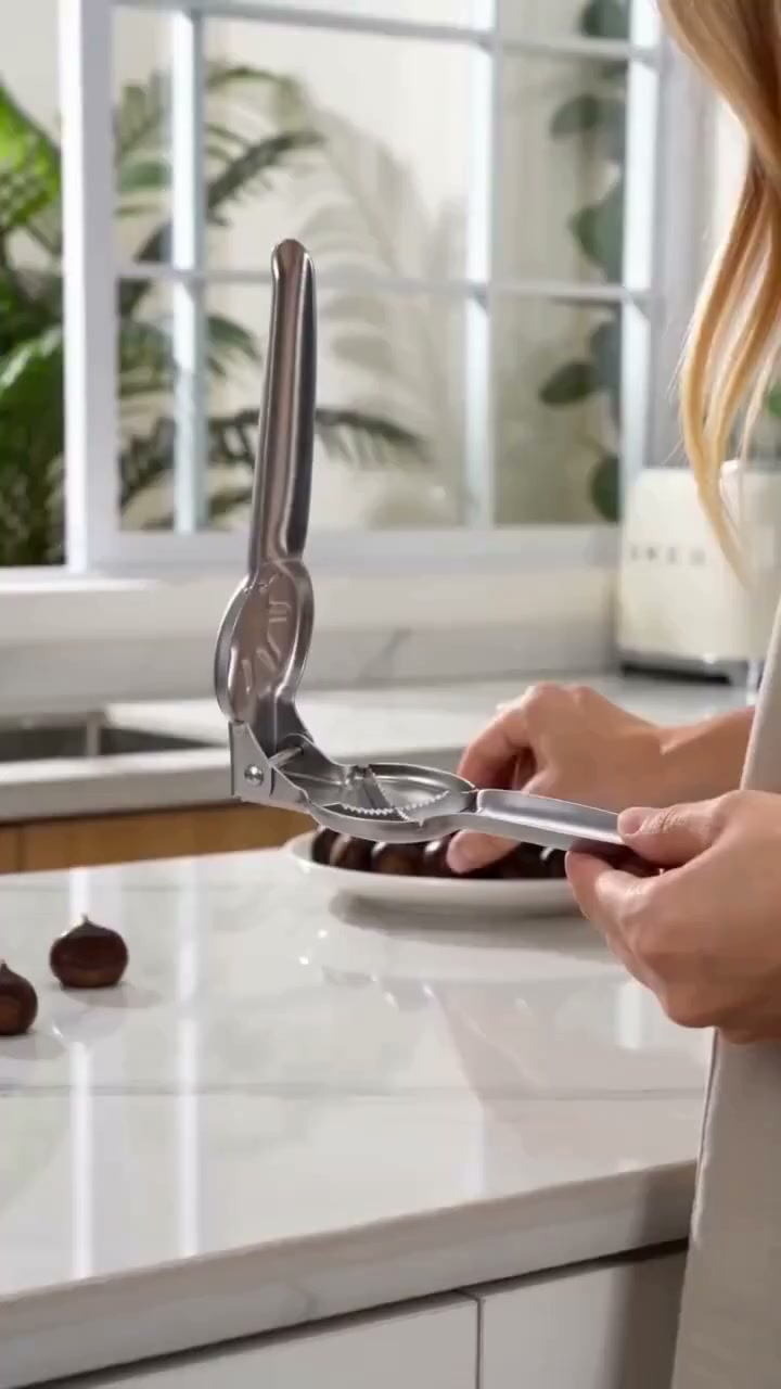 Abridor de castanhas em aço inoxidável
